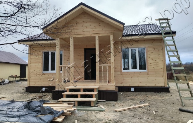 1 Каркасный дом Д-3, 9х8,5 м, 67,5 М²,  Мурманская область, село Ловозеро (5)